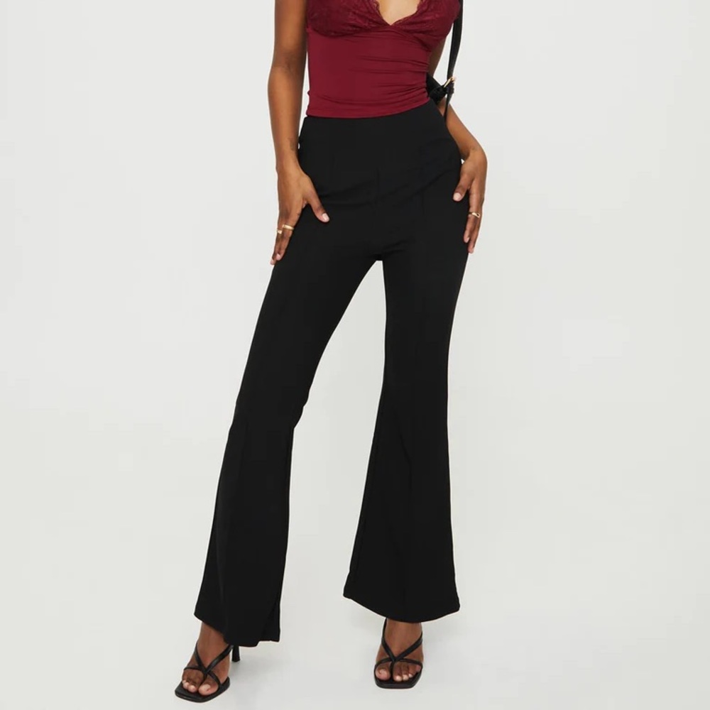 Princess Polly Flare Split Hem Pants